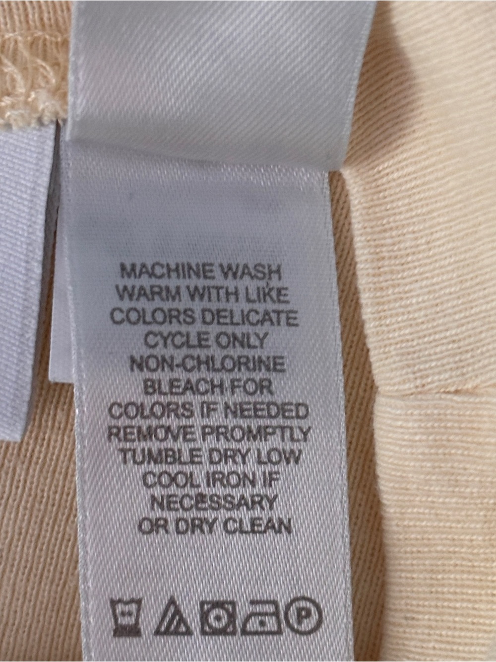Liz Claiborne Sleeveless Mock Neck Top - Butter Yellow, Subtle, Nautical, Pastel - Picture 4 of 4